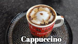 cappuccino recipe//homemade cappuccino//make cappuccino without coffee machines//kalpana's kitchen