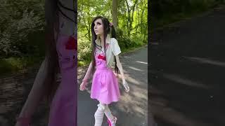 Eugenia Cooney Walking Around In Her Hello Kitty Outfit (5-31-23) #tiktok #shorts