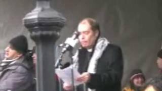 Rev. Garth Hewitt @ Free Gaza Demo, London 10 Jan 2009