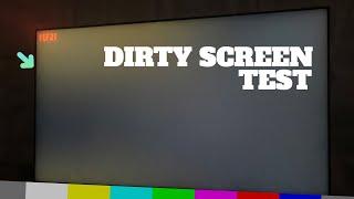 4K Dirty Screen Effect - Test Your TV or Display