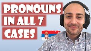 Learn Serbian  Pronouns in all 7 cases