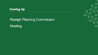 Raleigh Planning Commission - November 12, 2024