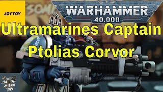 JoyToy Warhammer 40k Primaris Ultramarines Captain Ptolias Corvor 1:18 scale action figure!