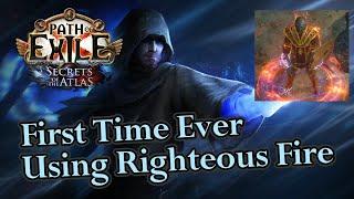 【 Path of Exile 1 - Secrets of the Atlas 】 It's Always Sunny in Wraeclast with Righteous Fire!