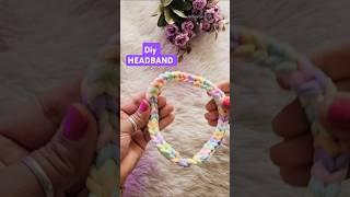 DIY Headband from rubber bands!  #Craft #Headband #RubberBands #DIY #Fashion @nehaartandcraft