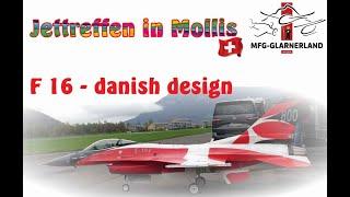 Jettreffen in Mollis 2024 - Display F 16 1/4 danish design