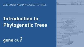 Introduction to Phylogenetic Trees in Geneious Prime