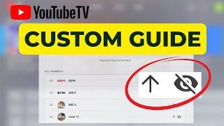 How to Customize YouTube TV’s Live Guide: New Way to Reorder and Hide Channels!