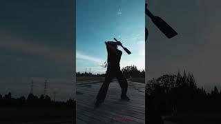 【砍柴刀】民间兵器 师父说上山砍柴随身携带这不过分吧#武术 #传统武术 #传承武术 #砍柴刀 #冷兵器