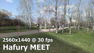 Hafury MEET - 2K (1440p) 30 fps camera video sample