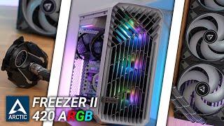 Arctic Liquid Freezer II 420 ARGB AIO takes on the i9-12900K