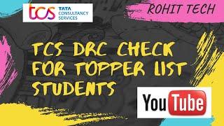 TCS ninja Topper test DRC Check | TCS Ninja 2022 DRC check I TCS DRC check step by step