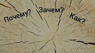 Почему дерево трескается???  И что с этим делать?