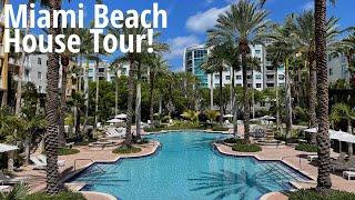 Miami Beach House Tour!  3 bedroom condo in the upscale South of Fifth neighborhood!