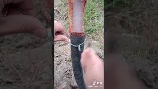 how to tie  a water pipe gracefully