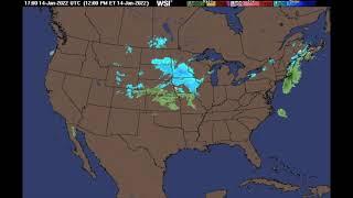 Winter Storm Izzy U.S. Radar Loop