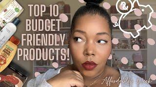 My Top BUDGET FRIENDLY Natural Hair Products | Affordables Week