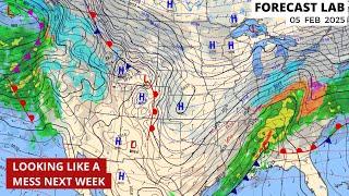 Wed 2/5/25 - US weather | California atmospheric river | Heat in Texas