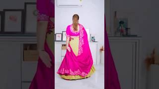 Dolly Jain unique saree draping style#shorts #saree #drape