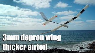 3mm depron wing with thicker airfoil