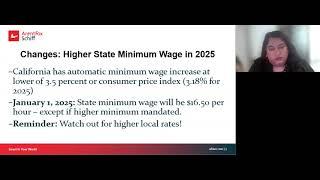 2025 California Employment Law Update