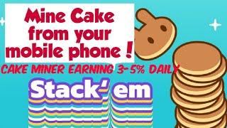 Cake Miner Earn 3-5% daily earning? Hows it work?! Crypto update. Big gains ahead! BSC Staking Nice!