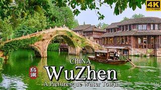 [4K CHINA] Walking In Wuzhen, A Picturesque Water Town in China