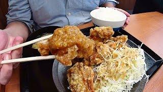 【めし動画】からあげ専門店「からやま」の極ダレ定食（松）を食べてみた