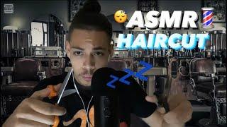 ASMR | Barbershop Haircut Roleplay| To Relax & Sleep   Whispering