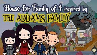 Wednesday Family of 4 Spooky Home inspired by The ADDAMS FAMILY  TOCA BOCA House | Toca Life World