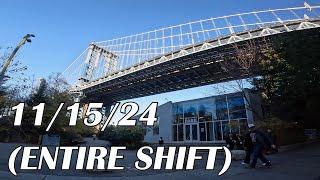 11/15/24 - Full shift (all parts) - EUC FOOD DELIVERY, NYC