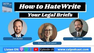 How to HateWrite Your Legal Briefs