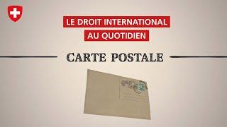 Le droit international public et les cartes postales