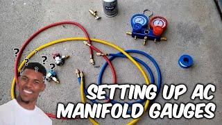 How to Assemble and Setup AC Manifold Gauges - HVAC