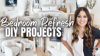 *NEW* BEDROOM DIY PROJECTS + REFRESH | BEDROOM SUMMER MAKEOVER 2024 | PRIMARY ROOM TRANSFORMATION