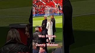 Wes Brown & Danny Webber broadcasting MUTV - Manchester United V Wolverhampton 20Apr2025