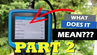 Reading OBD2 Live Data Part 2