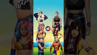 Asuka, Liv Morgan And Dominik Mysterio vs Rey Mysterio, Rhea Ripley And Iyo Sky  #shorts