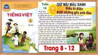 Tiếng Việt lớp 5 chân trời sáng tạo bài 1 tuần 19 - Điều kì diệu dưới những gốc anh đào