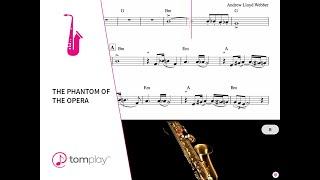 The Phantom of the Opera for Alto Sax 