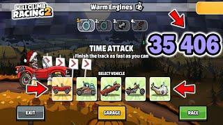 Hill Climb Racing 2 - HOW TO 35406 POINTS in New Team Event Warm Engines