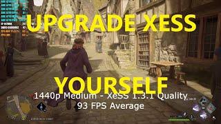 How to Upgrade XeSS Hogwarts Legacy ARC A770