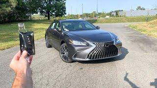 2025 Lexus ES350: Start Up, Test Drive, Walkaround, POV and Review