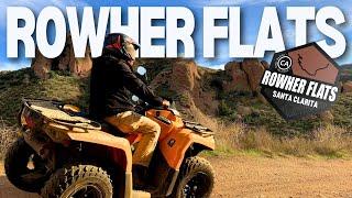 Riding ATVs at Rowher Flats in Santa Clarita