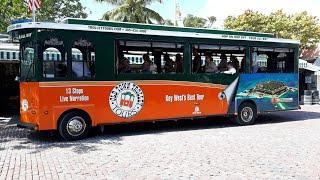 Key West Florida, Old Town Trolley Tours with best Trolley Driver ever.