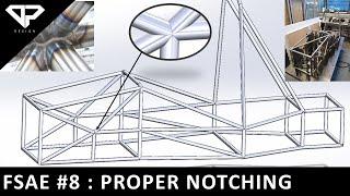 FORMULA STUDENT #8 : Pipe Notching for Perfect Joints in FSAE Car | FSAE | Notching | DP DESIGN