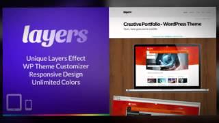 Layers. WordPress Creative Portfolio + Download