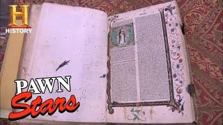 Pawn Stars: SUPER RARE & SUPER OLD 1484 BOOK (Extended Cut) (Season 7) | History