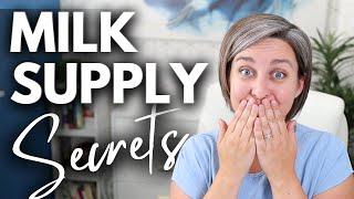 Secrets to a GREAT Milk Supply | 5 things you MUST do!