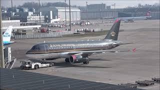 Royal Jordanian Airlines Airbus A319 at Zurich Airport, Switzerland